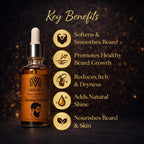 Miraki Beard Growth Oil  | 100% Herbal Oil | No Side Effect