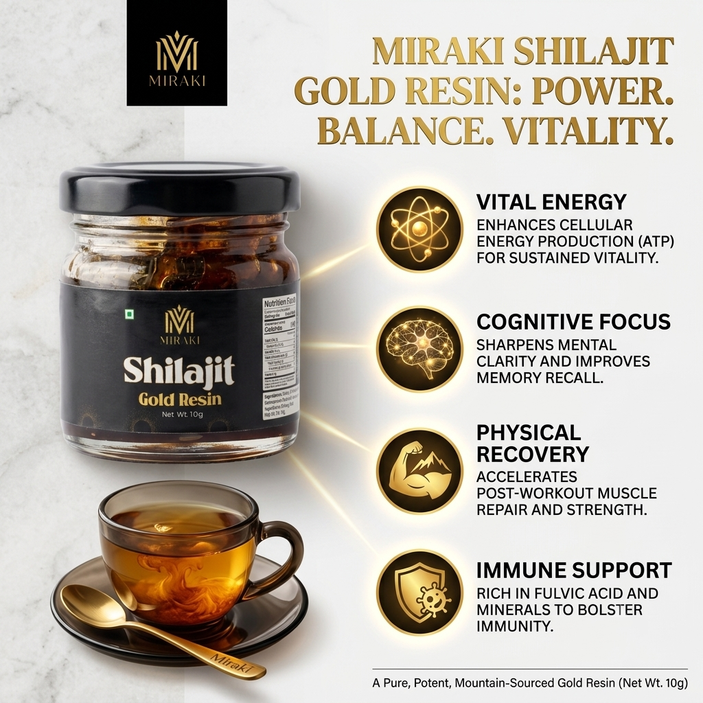 Miraki's Shilajit Resin | Boost Muscle Growth & Stamina | Buy 1 Get 1 Free