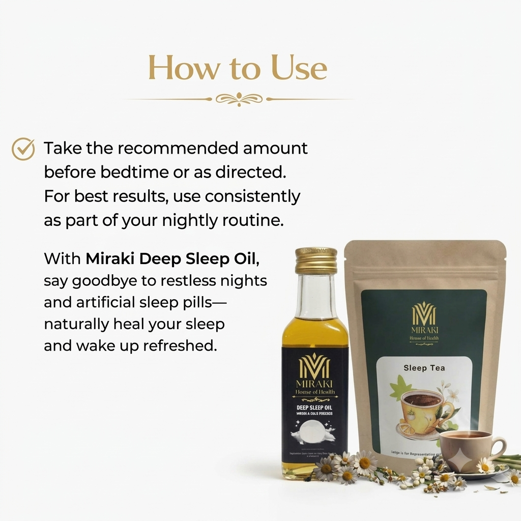 Deep Sleep Oil + Free Deep Sleep Tea | 100% Herbal Products