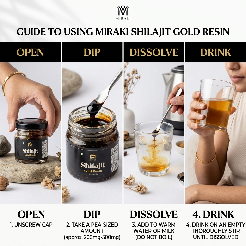 Miraki's Shilajit Resin | Boost Muscle Growth & Stamina | Buy 1 Get 1 Free