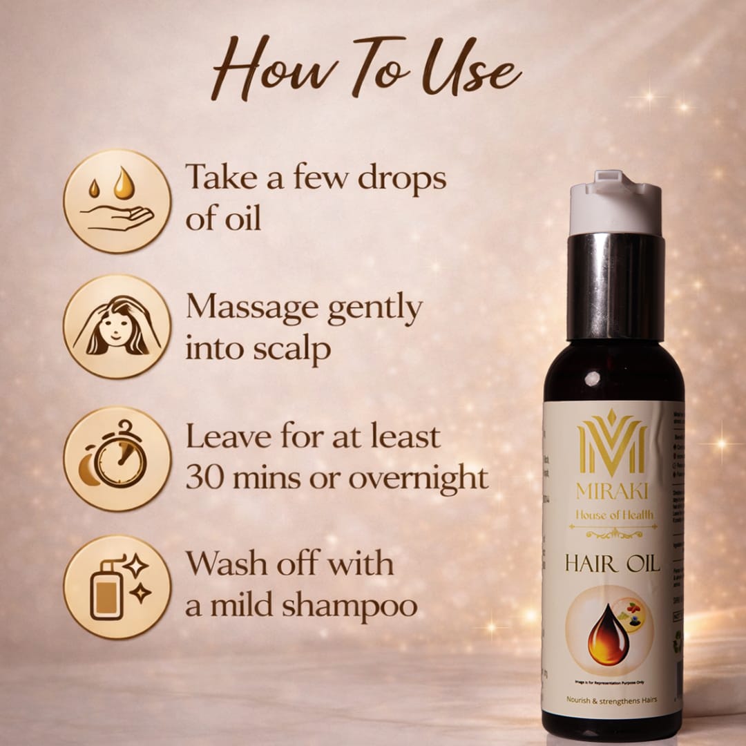 Miraki Pure Hair Oil - 100 ML